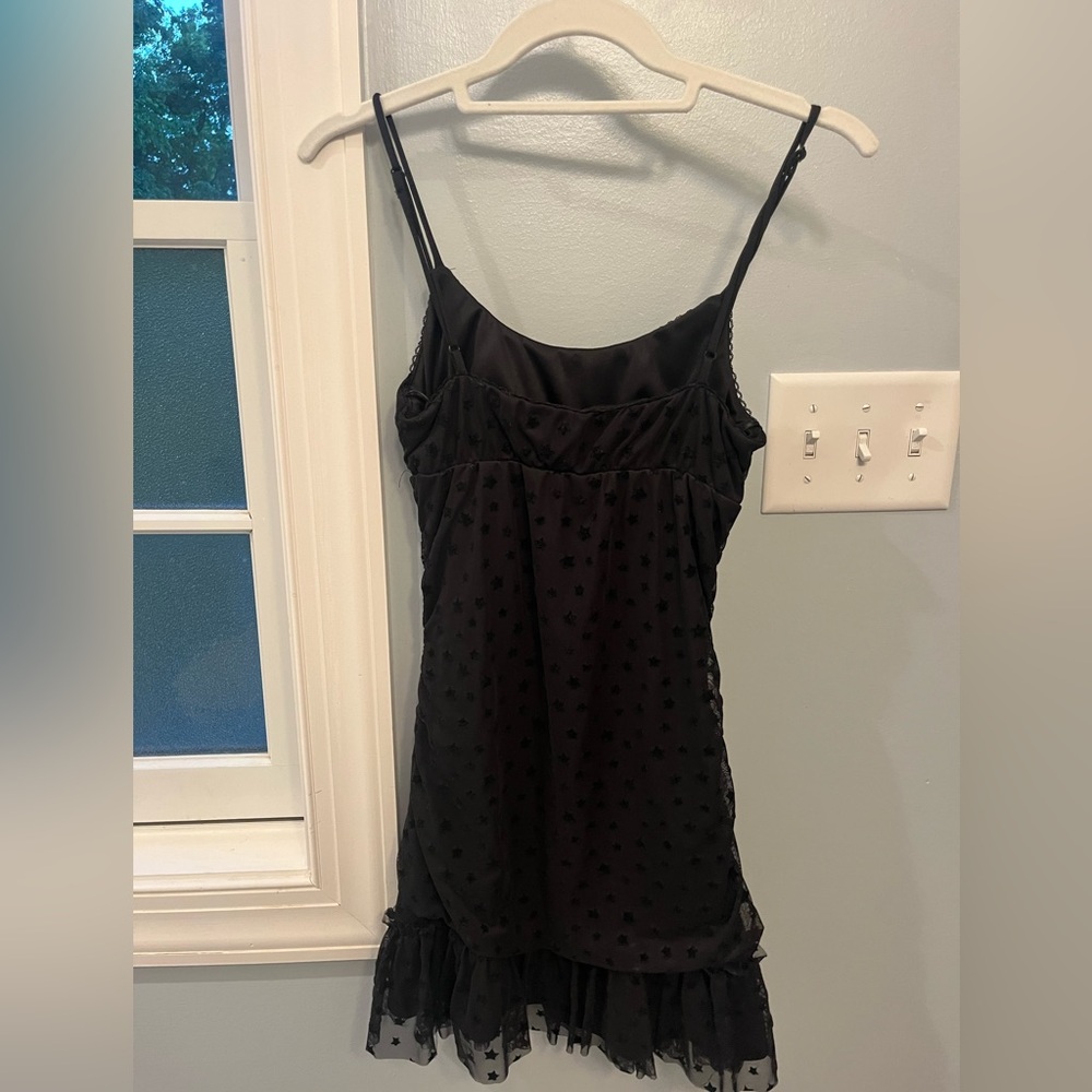 altar'd state black star mini dress